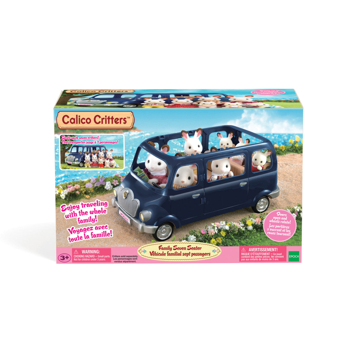  Calico Critters -  Calico Critters Family Seven Seater Van -  Collectibles