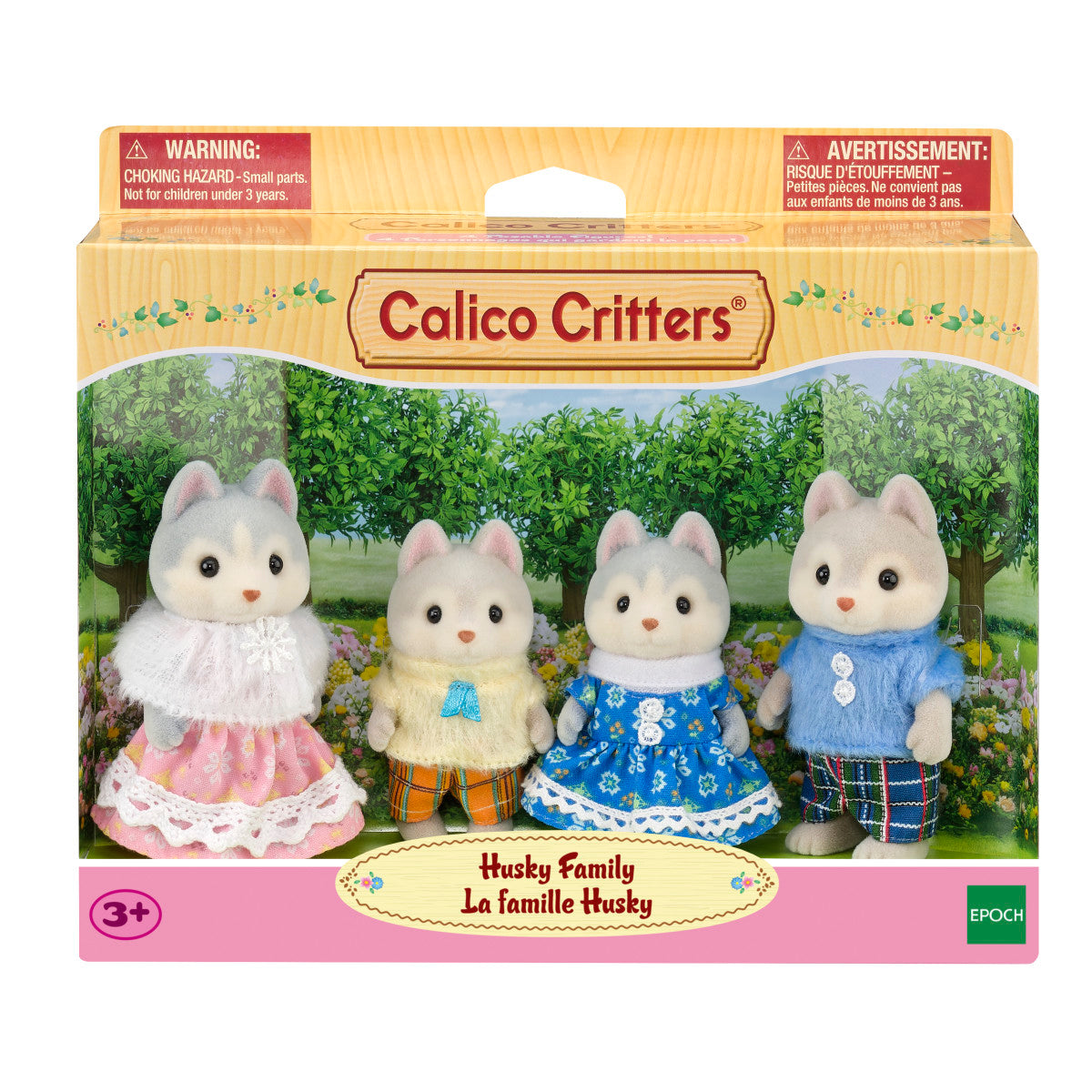  Calico Critters -  Calico Critters Husky Family Collectible Doll Figures -  Collectibles
