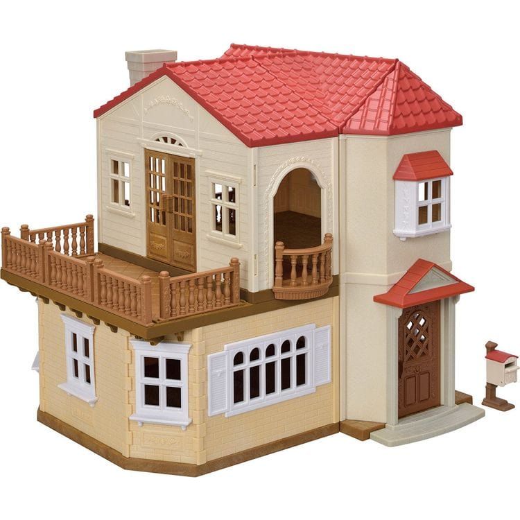  Calico Critters -  Calico Critters Red Roof Country Home Secret Attic Playroom, Dollhouse Playset -  Collectibles