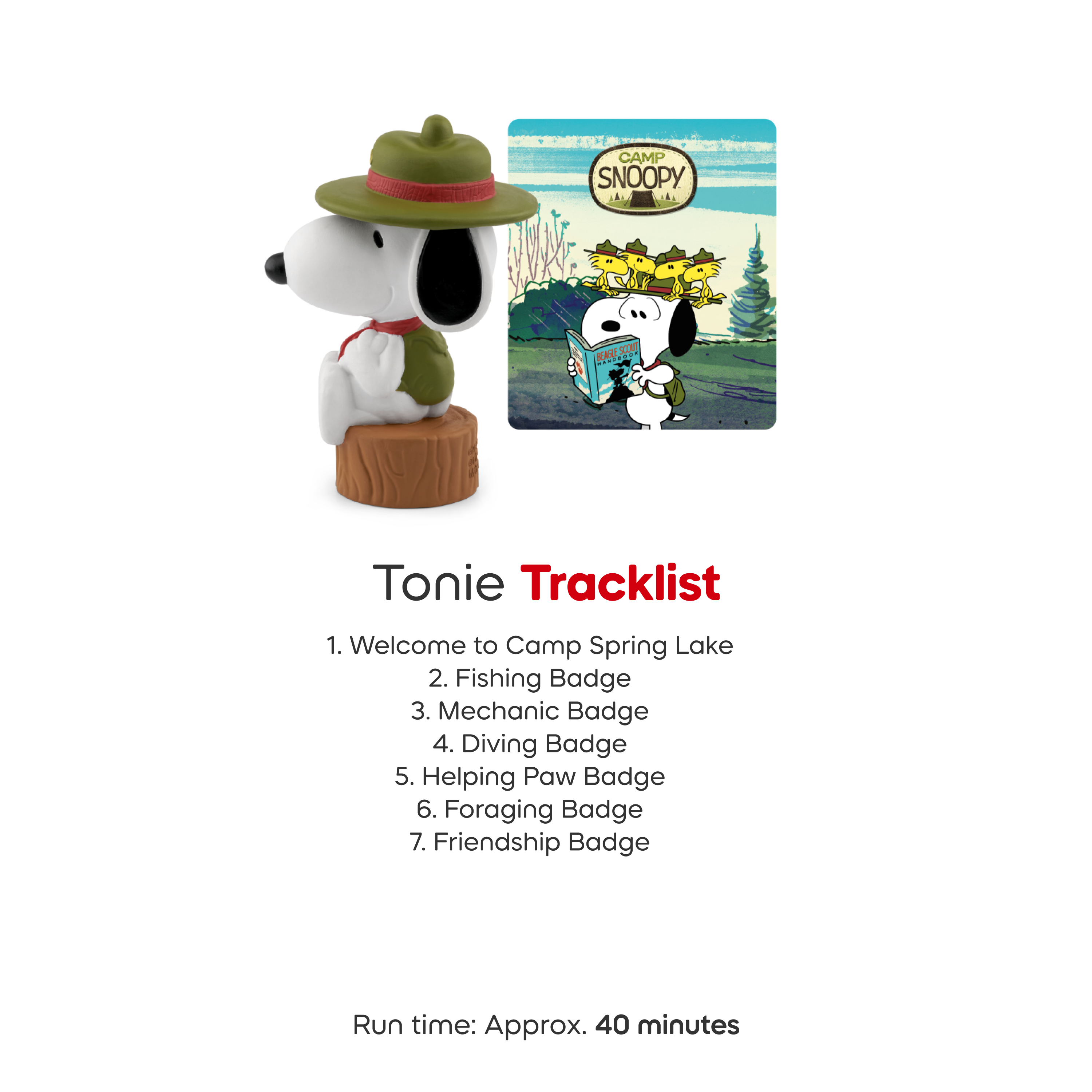  Tonies -  Camp Snoopy Tonie -  Electronics