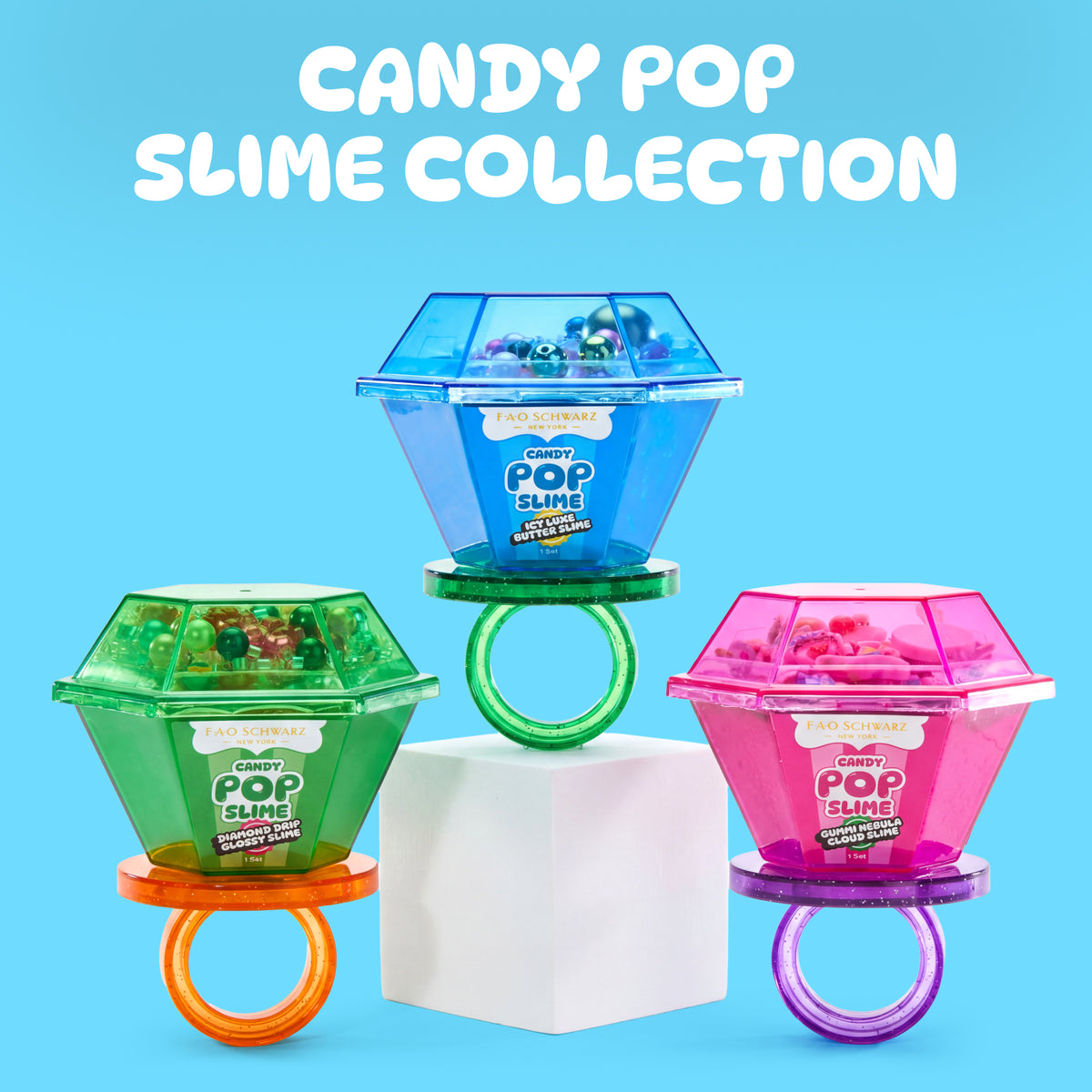 FAO Schwarz -  Candy Pop Slime – Icy Luxe Butter Slime -  Creativity
