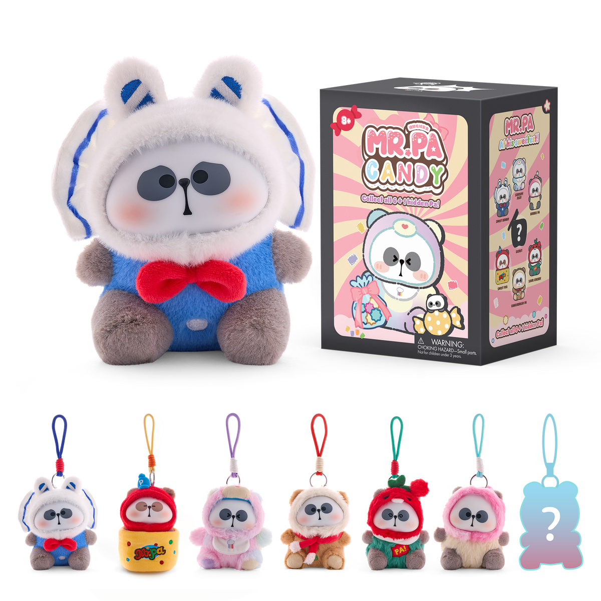 Battat Blind Boxes -  Candy Series Panda Plush Blind Box -  Collectibles