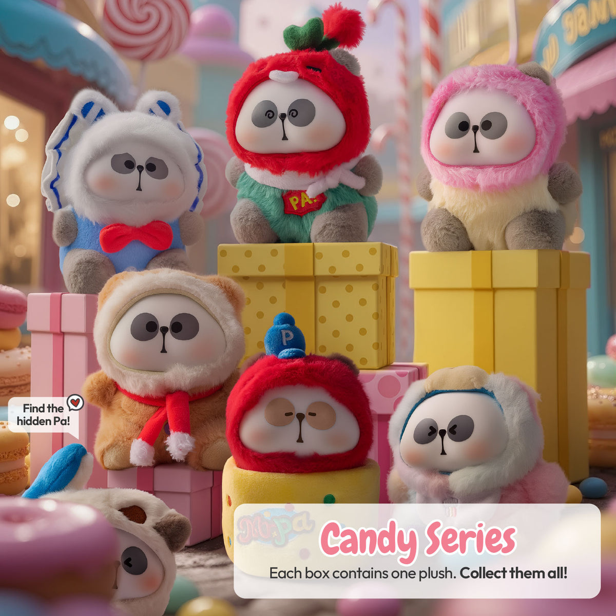 Battat Blind Boxes -  Candy Series Panda Plush Blind Box -  Collectibles