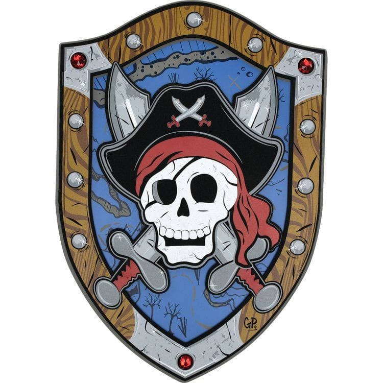  Great Pretenders -  Captain Skully Pirate EVA Shield -  Dress up
