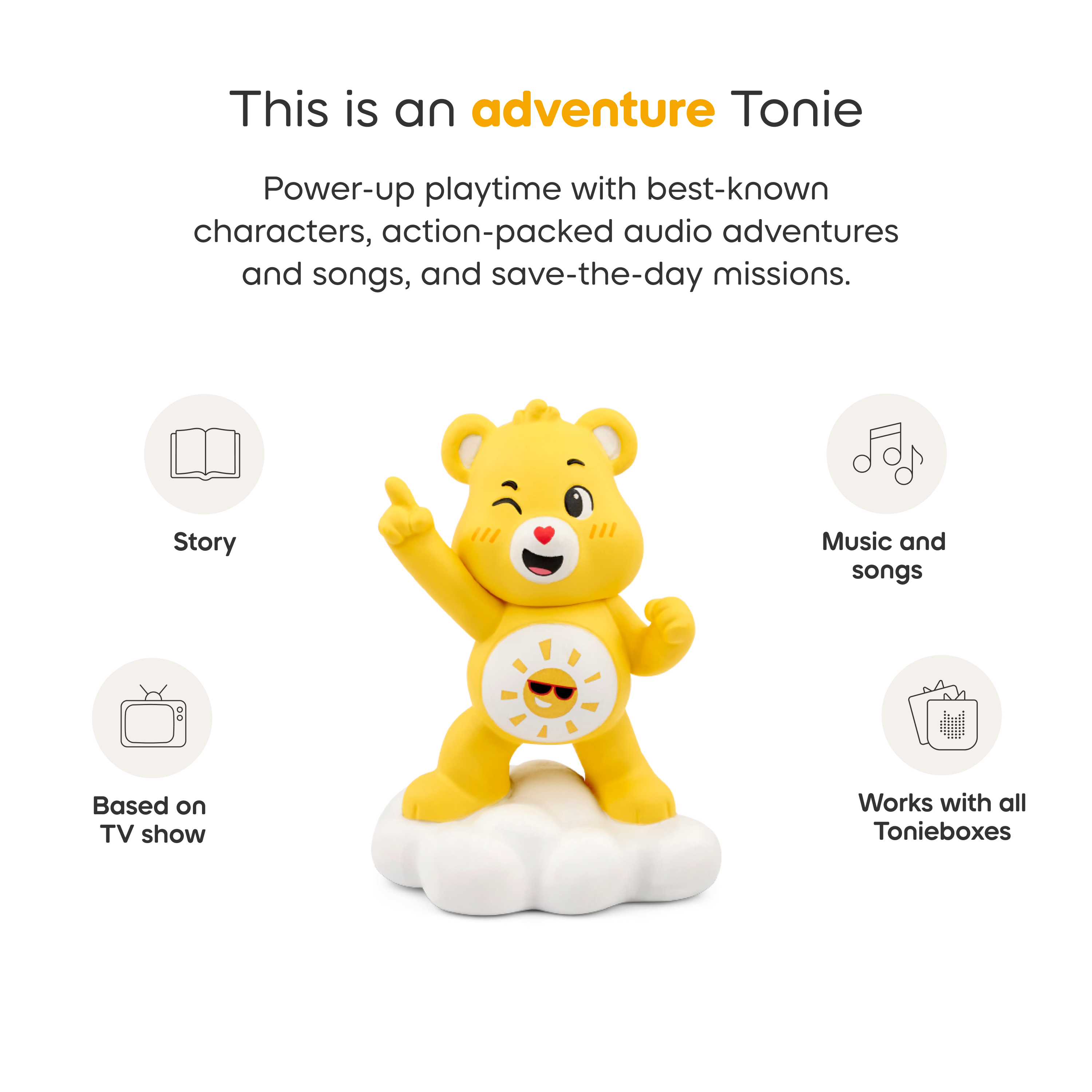  Tonies -  Care Bears: Funshine Bear Tonie -  Electronics