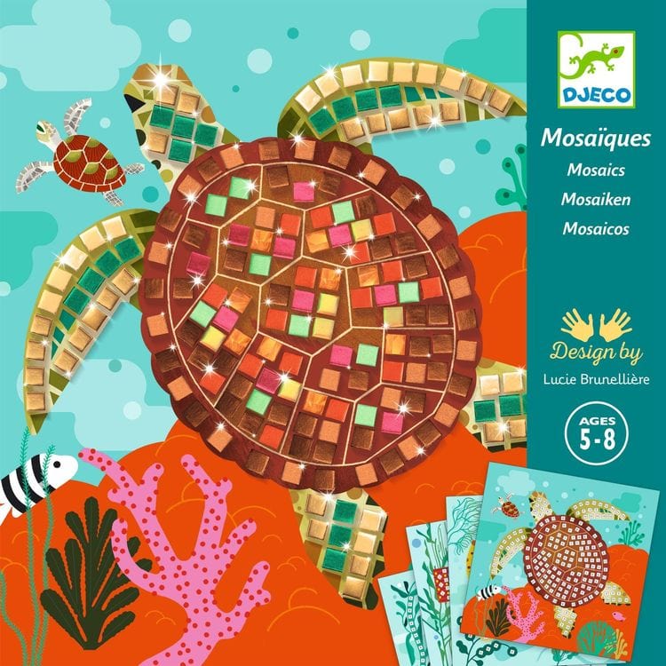 Djeco -  Caribbean Sticker Mosaic Activity Set -  Creativity