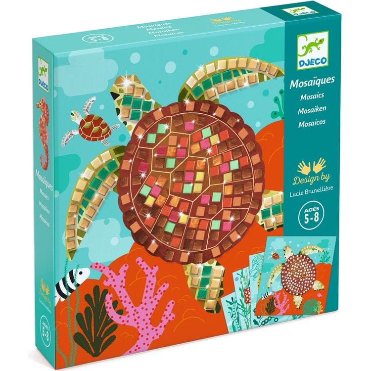 Djeco -  Caribbean Sticker Mosaic Activity Set -  Creativity