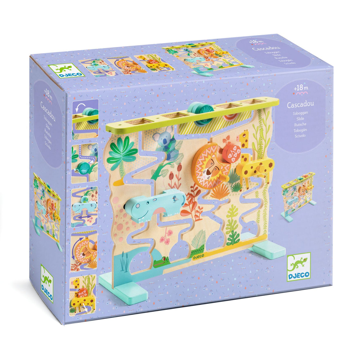 Djeco -  Cascadou Wooden Maze Toy -  Preschool