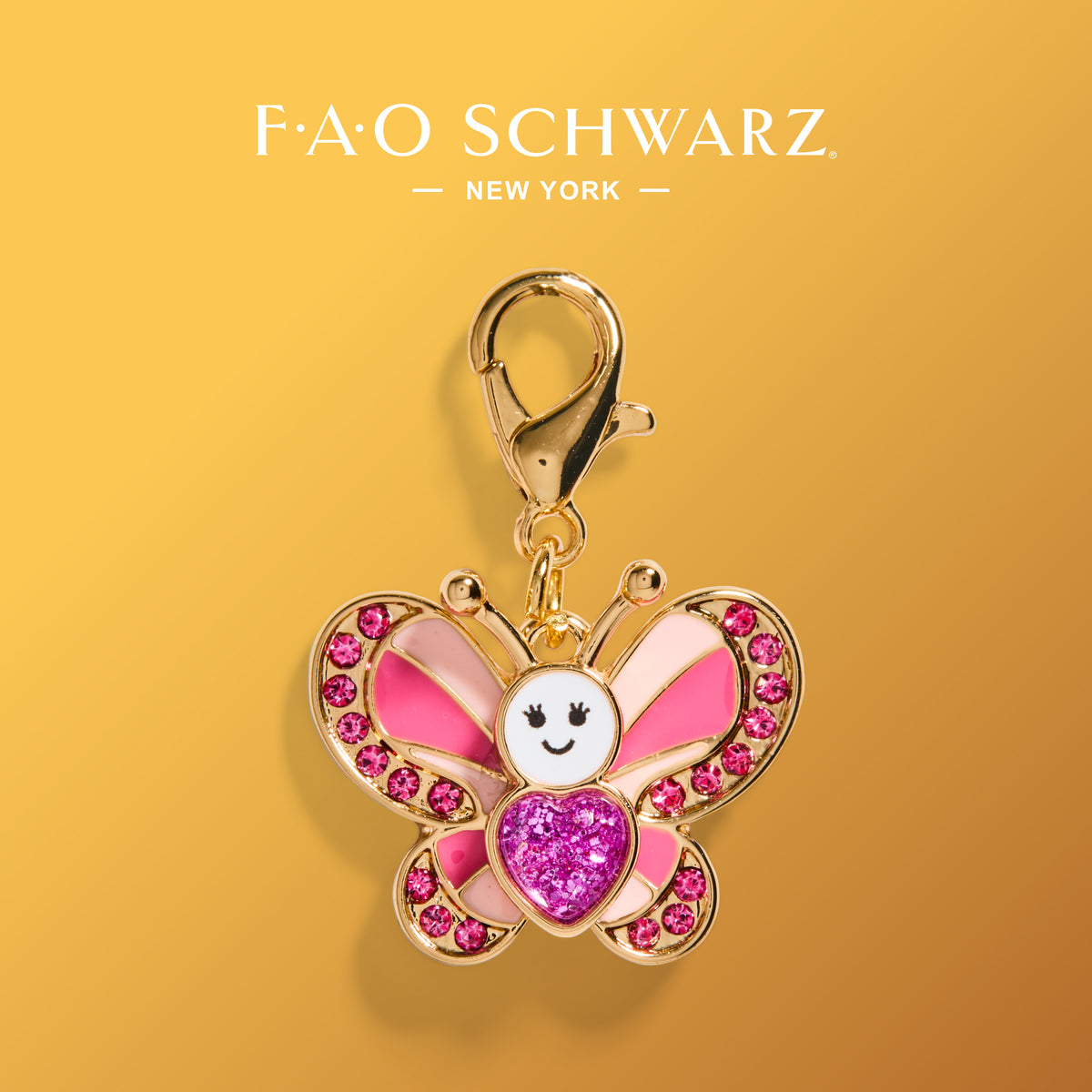 FAO Schwarz -  Charm Squad Butterfly Charm -  Fashion Activity and Roleplay