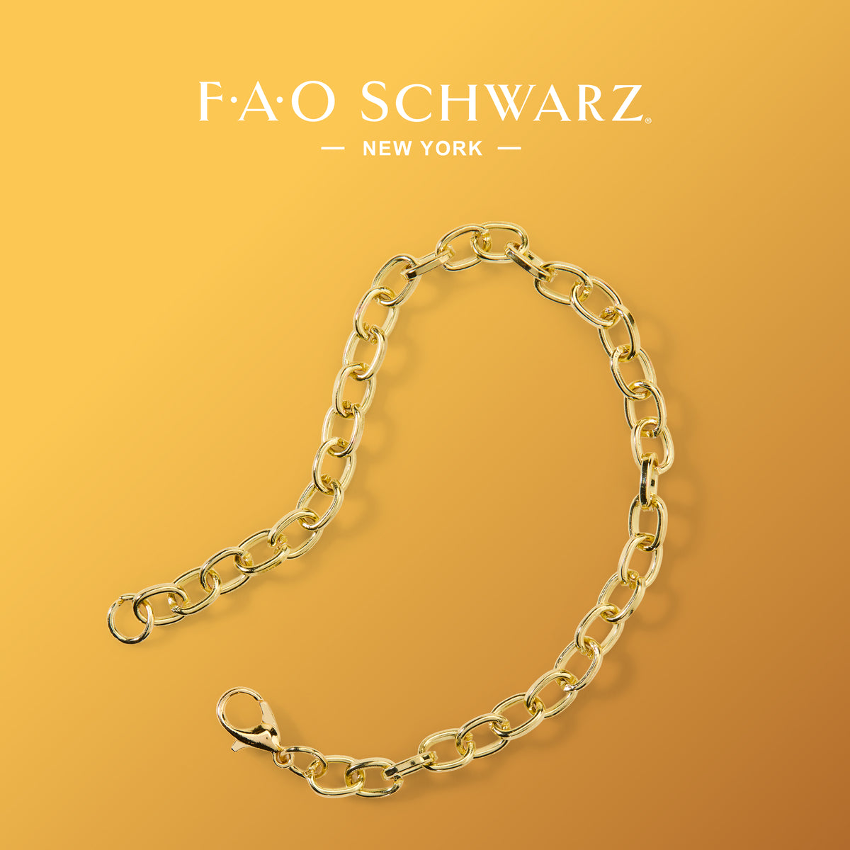 FAO Schwarz -  Charm Squad Gold Bracelet -  Fashion Activity and Roleplay