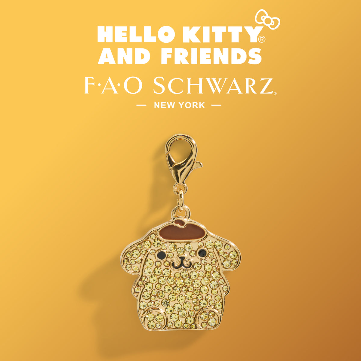 FAO Schwarz -  Charm Squad Sanrio Pompompurin Charm -  Fashion Activity and Roleplay