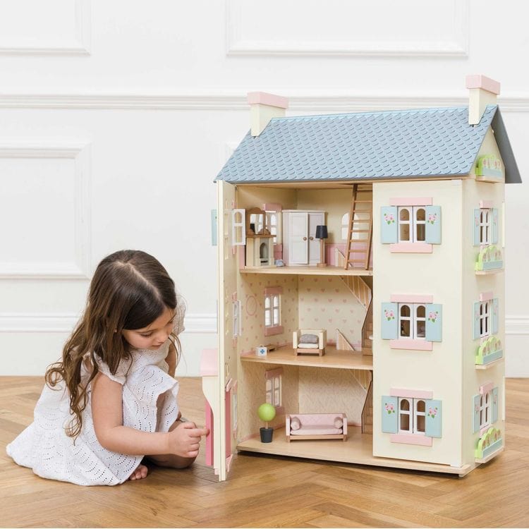 Cherry Tree Hall Wooden Dollhouse | Le Toy Van