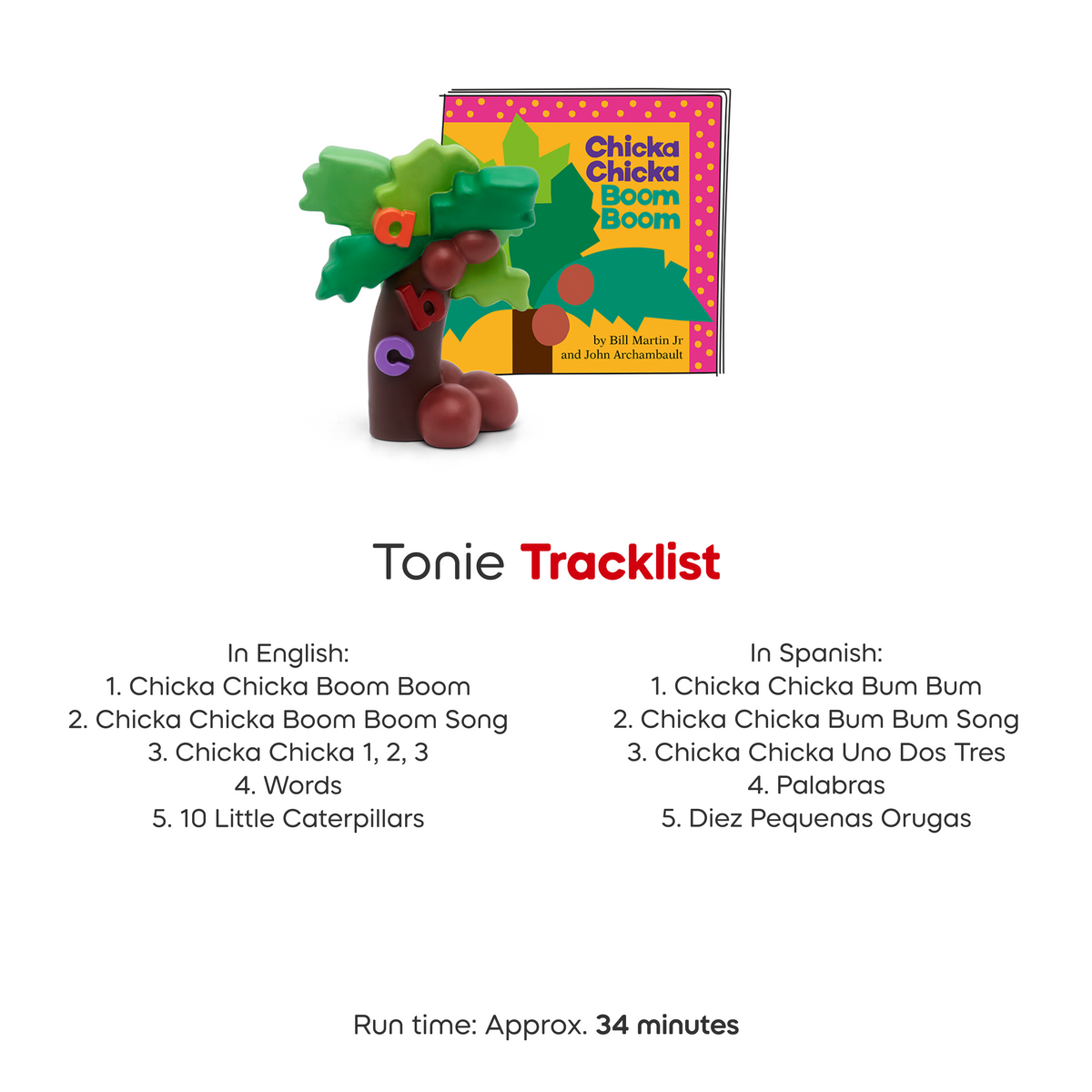 Tonies -  Chicka Chicka Boom Boom Tonie -  Electronics