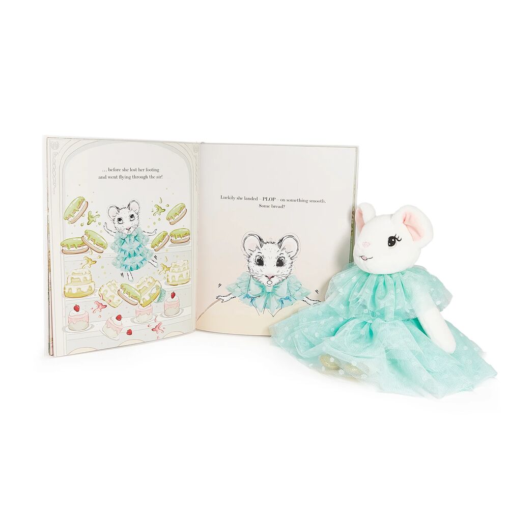  Claris - The Chicest Mouse in Paris™ -  Claris The Mouse: Dazzling Diamond Egg & Turquoise Plush Book Bundle -  Infants