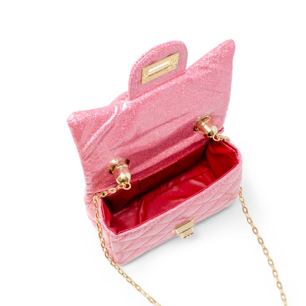  Zomi Gem -  Classic Sparkle Top Handle Handbag - Pink Lemonade -  Trend Accessories
