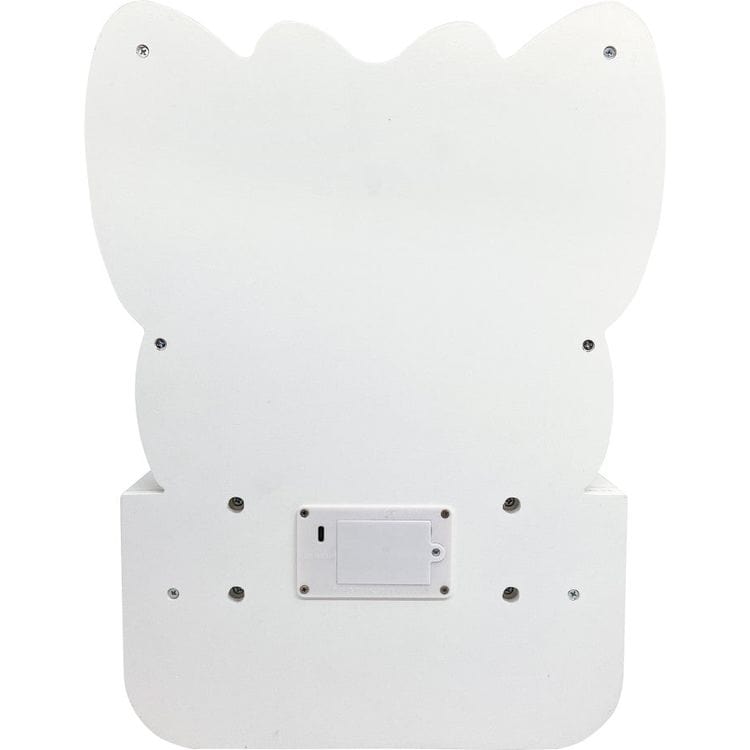  Teamson Kids -  Colorful Butterfly-Shaped Tabletop Vanity with Illuminated Mirror -  Preschool