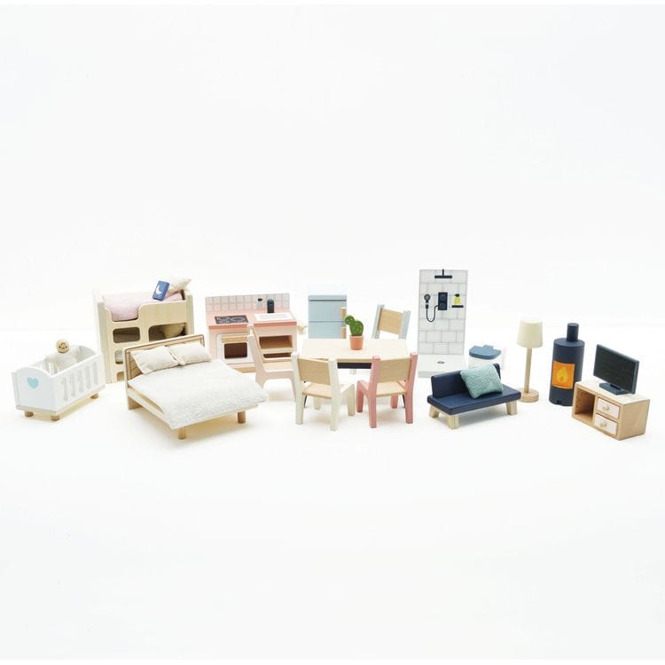  Le Toy Van -  Complete Dollhouse Furniture Set -  Dolls