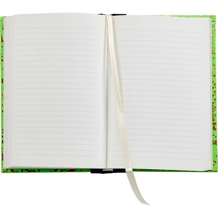  Graphic Image -  Composition Notebook in Neon Green/Gold Leather -  Books