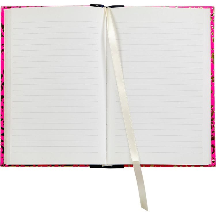  Graphic Image -  Composition Notebook in Neon Pink/Gold Leather -  Books