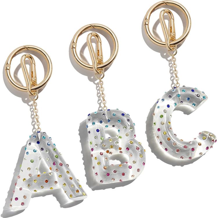  Minibar by BaubleBar -  Confetti Initial Bag Charm - A -  Trend Accessories