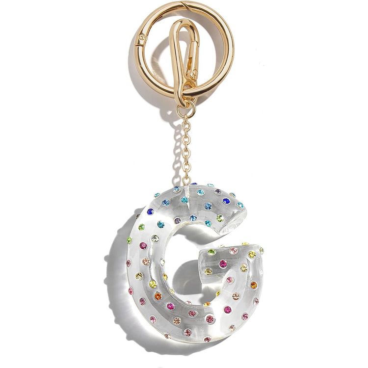  Minibar by BaubleBar -  Confetti Initial Bag Charm - G -  Trend Accessories