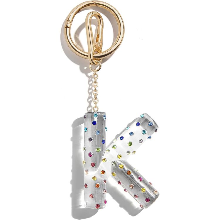  Minibar by BaubleBar -  Confetti Initial Bag Charm - K -  Trend Accessories