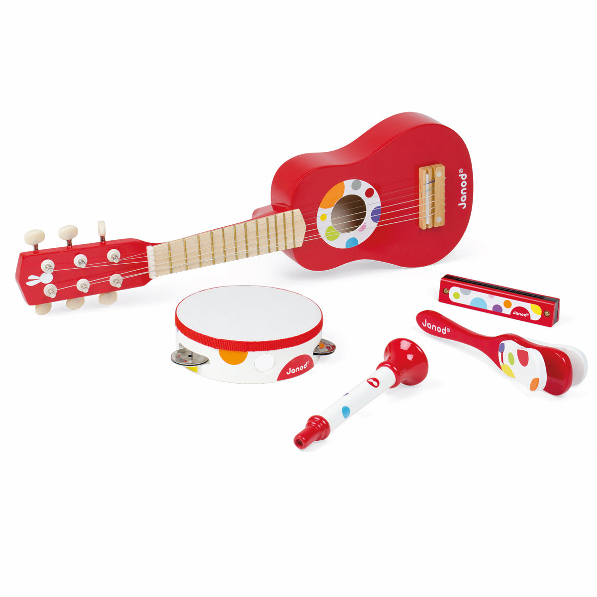  Janod -  Confetti "Live Music" Instrument Set -  Music