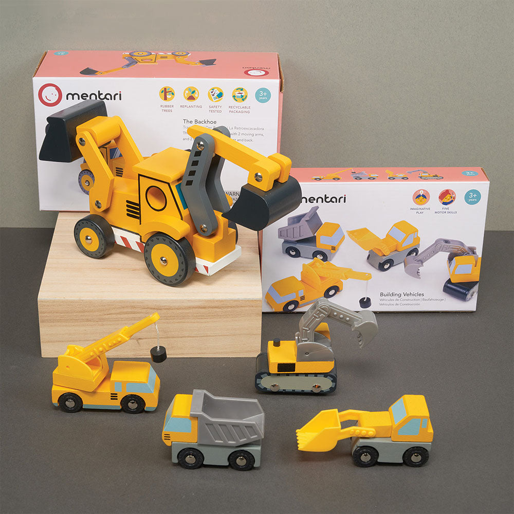  Mentari -  Construction Vehicle Bundle -  Preschool