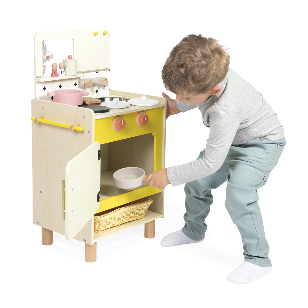  Janod -  Cottage Chic Compact Cooker Kitchen -  Preschool