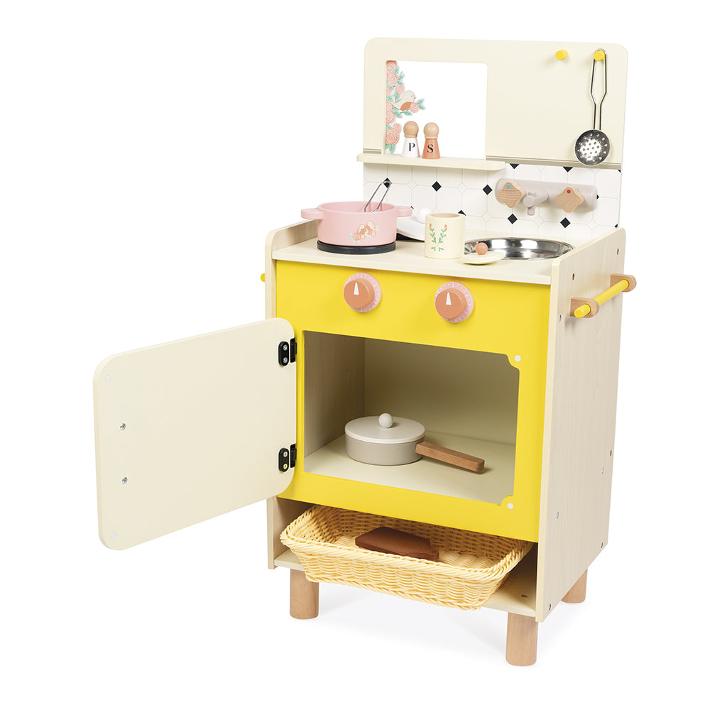  Janod -  Cottage Chic Compact Cooker Kitchen -  Preschool