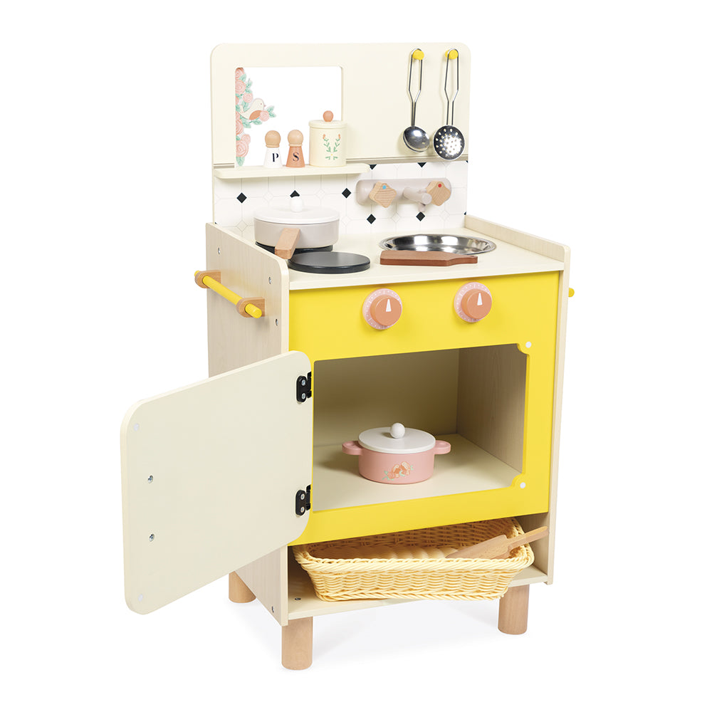  Janod -  Cottage Chic Compact Cooker Kitchen -  Preschool