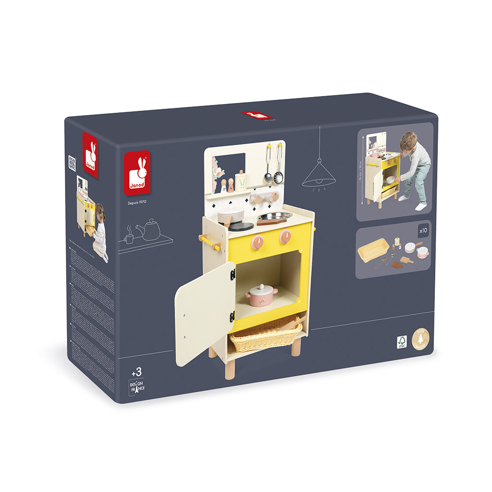  Janod -  Cottage Chic Compact Cooker Kitchen -  Preschool