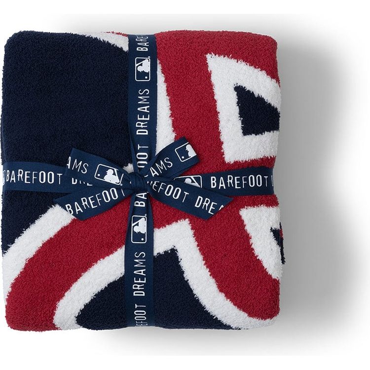  Barefoot Dreams -  CozyChic Atlanta Braves Throw Blanket -  Trend Accessories