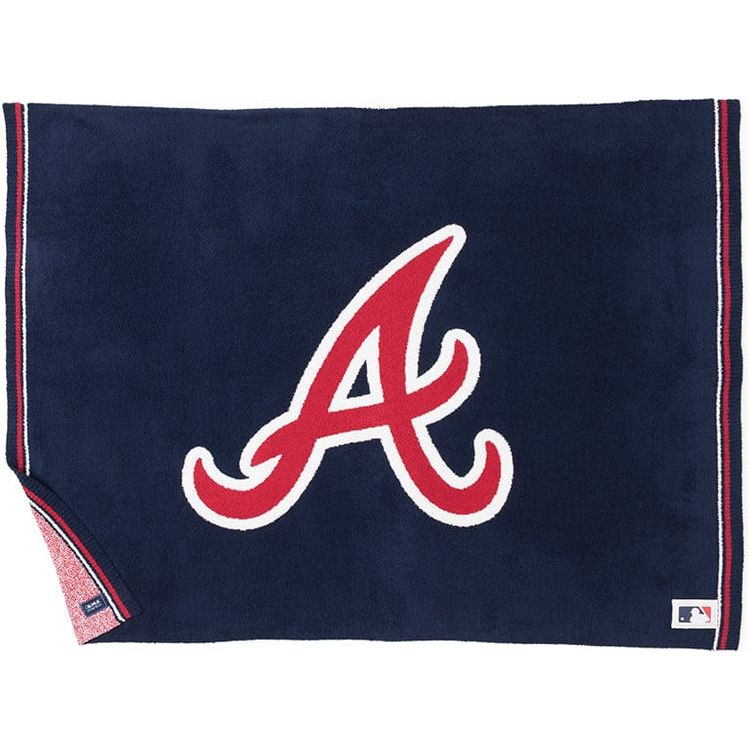  Barefoot Dreams -  CozyChic Atlanta Braves Throw Blanket -  Trend Accessories