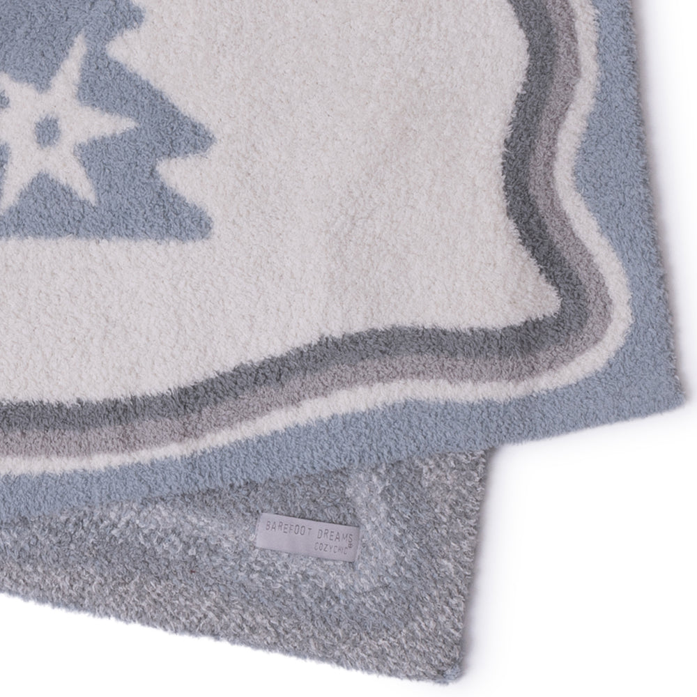  Barefoot Dreams -  CozyChic Desert Bird Receiving Blanket - Surf Spray Multi -  Infants