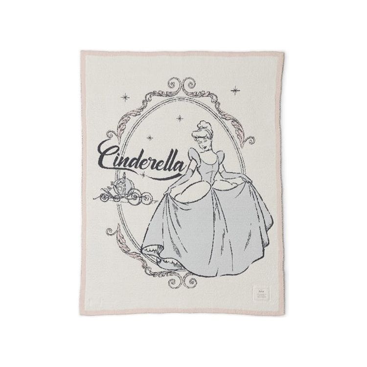  Barefoot Dreams -  CozyChic Disney Cinderella Blanket -  Trend Accessories