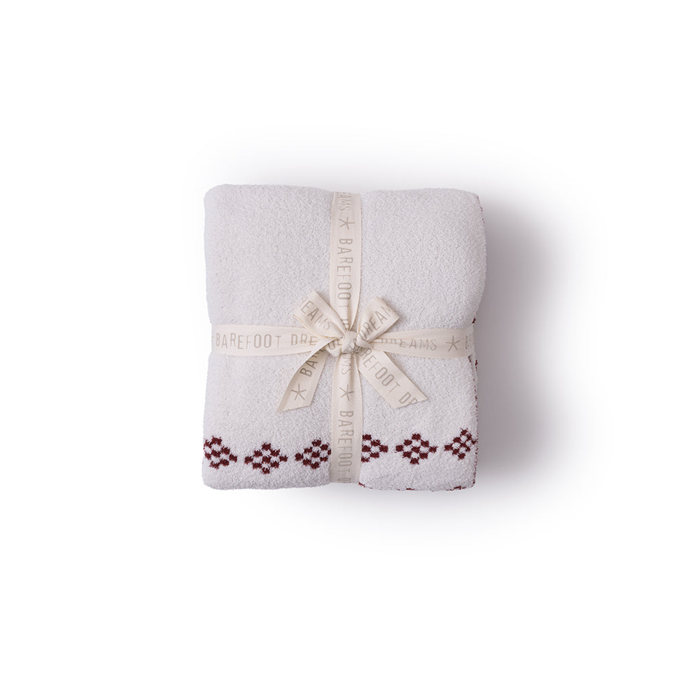  Barefoot Dreams -  CozyChic Disney Mickey Fair Isle Throw -  Trend Accessories