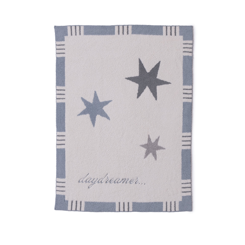  Barefoot Dreams -  CozyChic Starry Daydreamer Stroller Blanket - Surf Spray Multi -  Infants