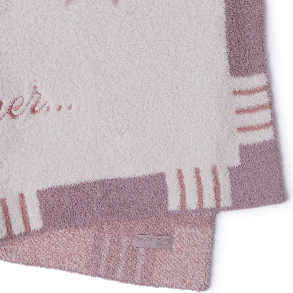  Barefoot Dreams -  CozyChic Starry Daydreamer Stroller Blanket - Teaberry Multi -  Infants