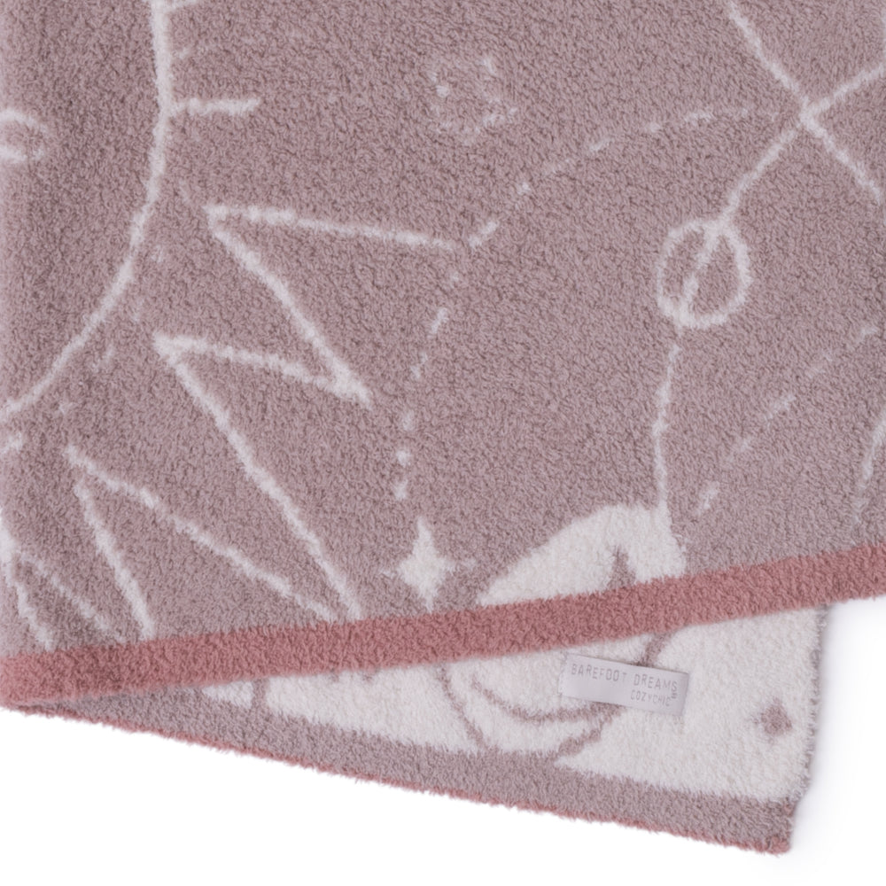  Barefoot Dreams -  CozyChic Stellar Stroller Blanket - Dusty Mauve Multi -  Infants