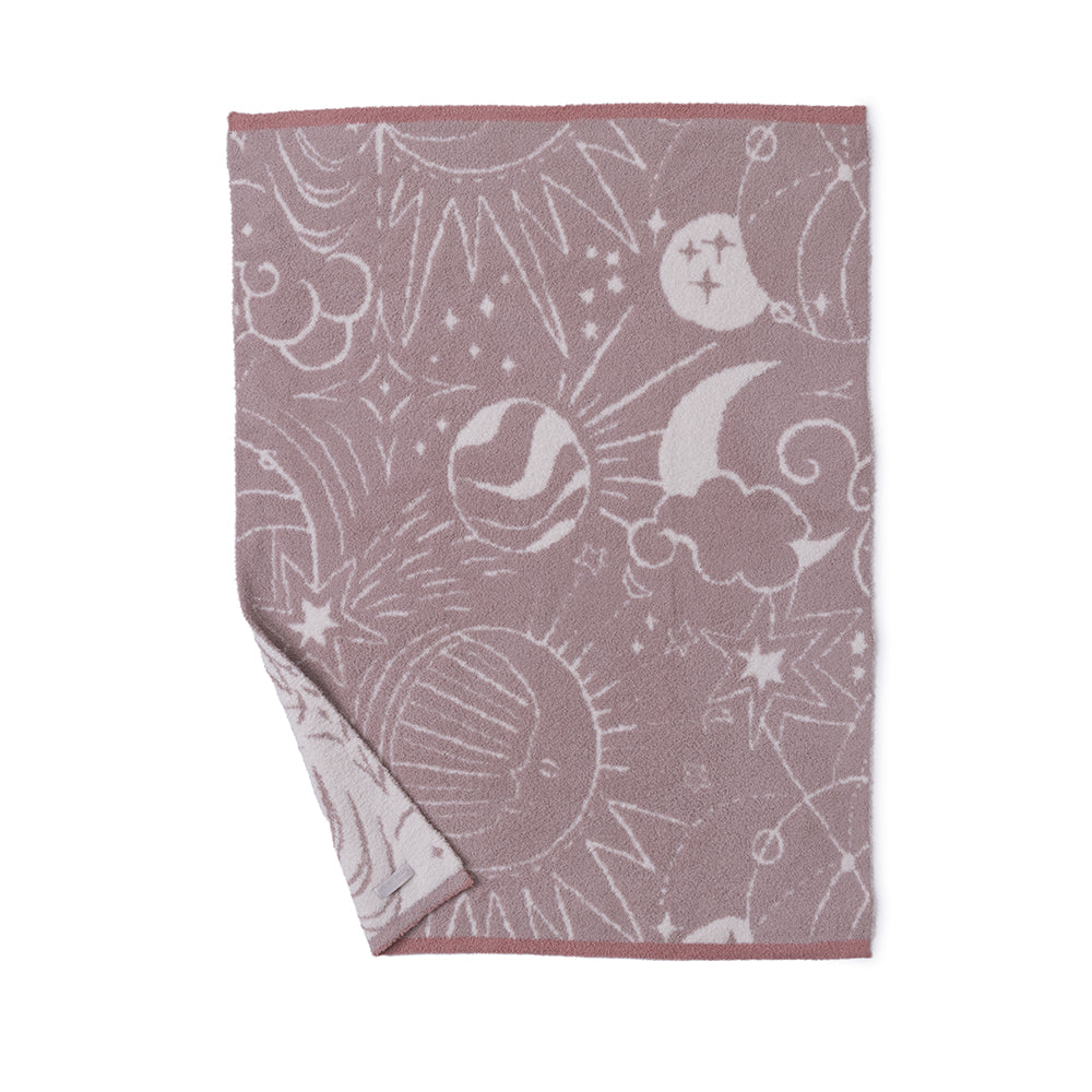  Barefoot Dreams -  CozyChic Stellar Stroller Blanket - Dusty Mauve Multi -  Infants