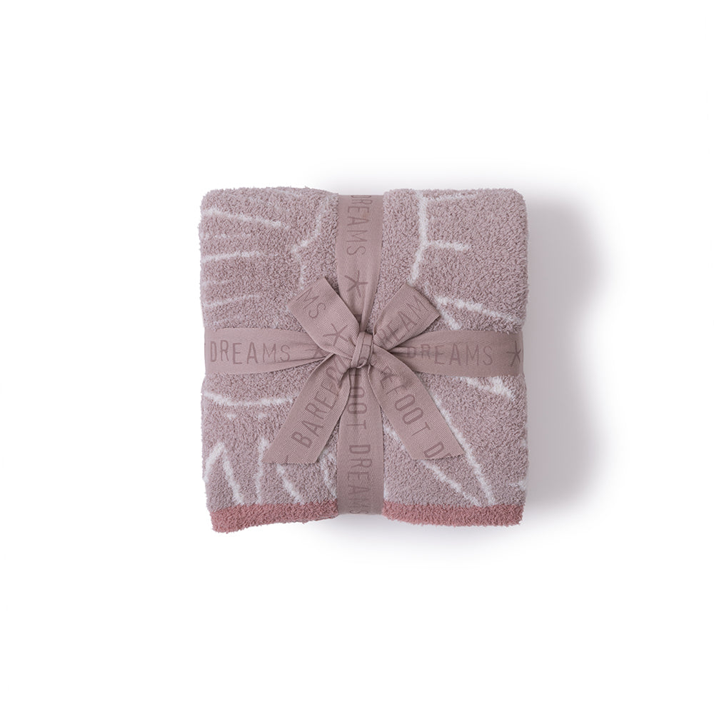  Barefoot Dreams -  CozyChic Stellar Stroller Blanket - Dusty Mauve Multi -  Infants