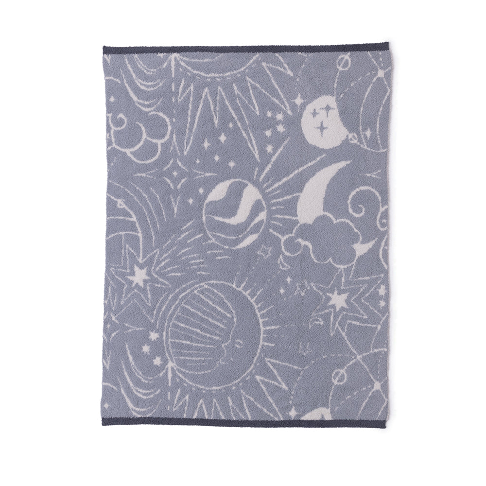  Barefoot Dreams -  CozyChic Stellar Stroller Blanket - Moonwater Multi -  Infants