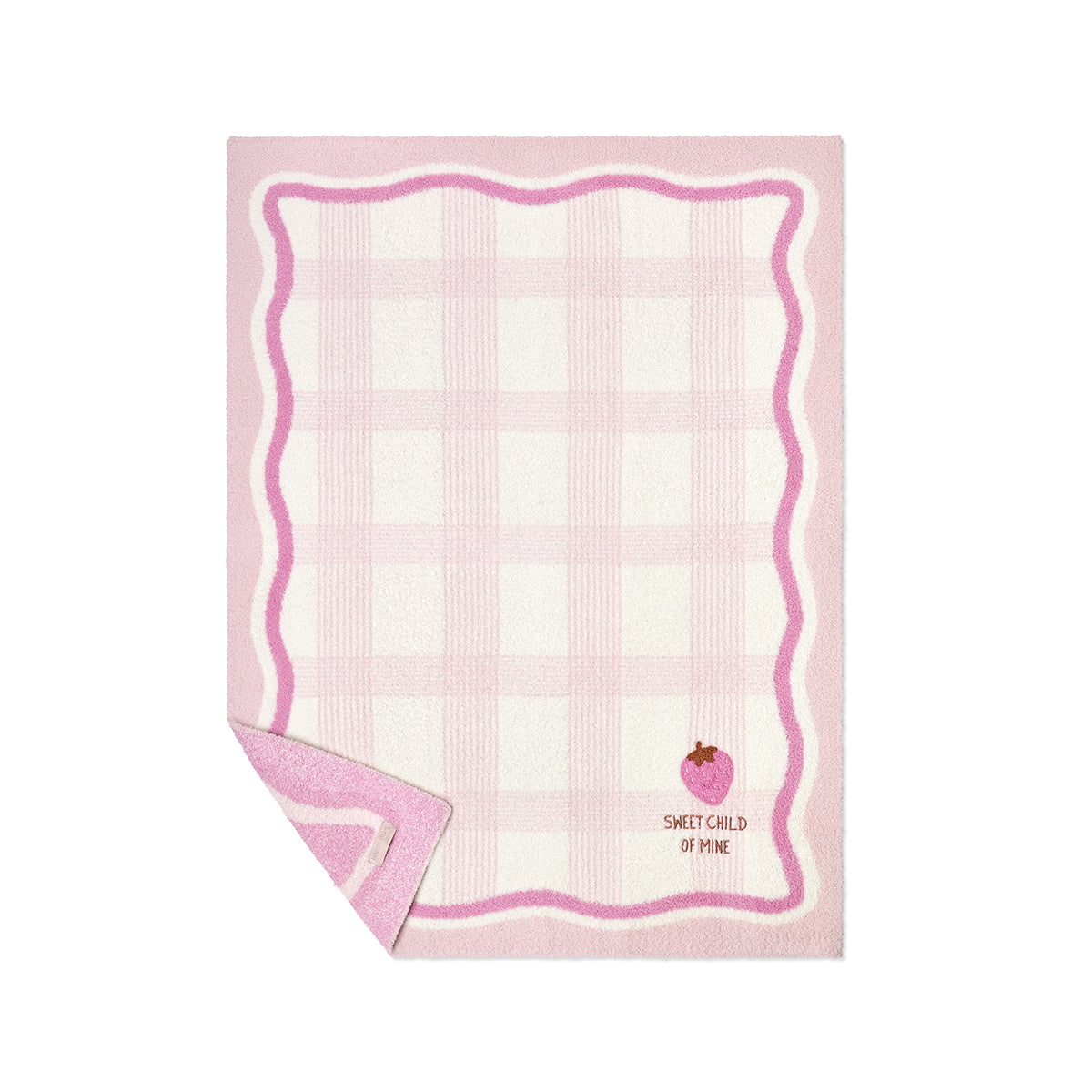  Barefoot Dreams -  CozyChic Strawberry Stroller Blanket -  Infants