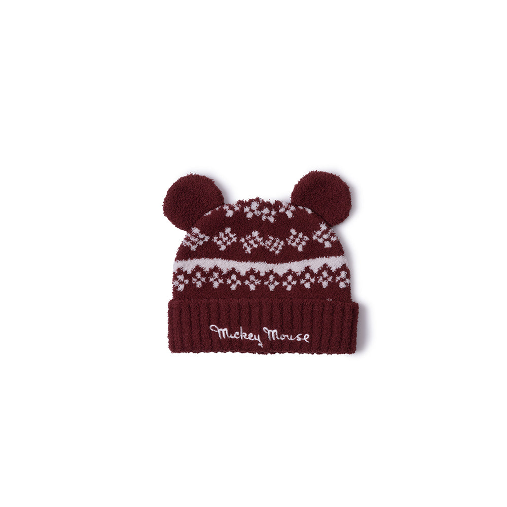  Barefoot Dreams -  CozyChic Youth Disney Mickey Fair Isle Beanie -  Trend Accessories