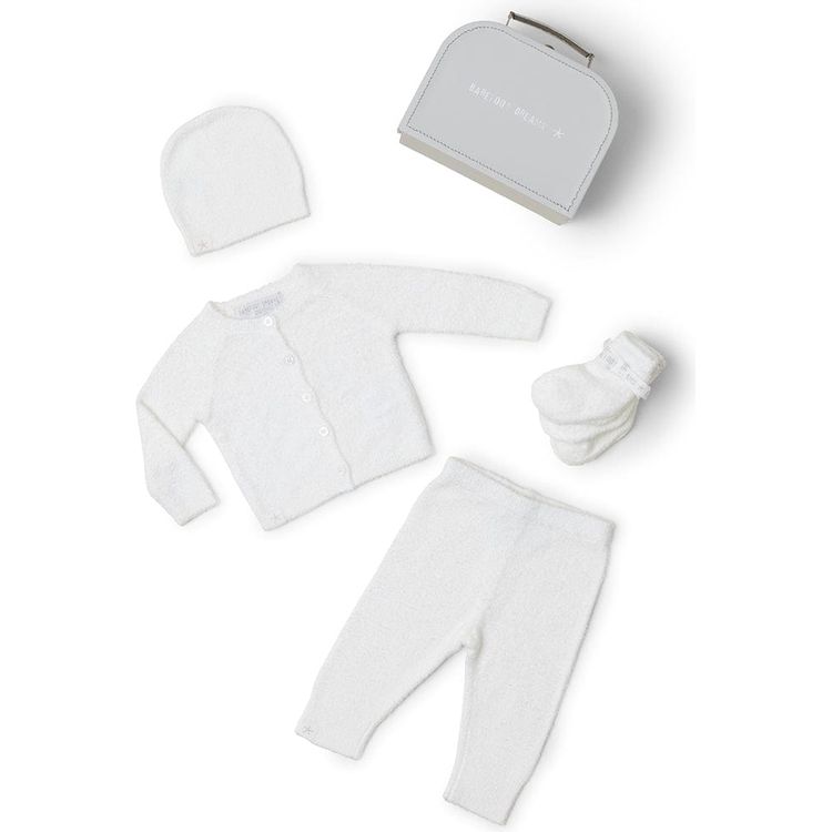  Barefoot Dreams -  Cozychic Lite Classic Newborn Set - Pearl -  Infants