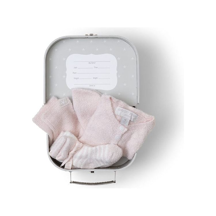  Barefoot Dreams -  Cozychic Lite Girls Heirloom Newborn Set - Pink -  Infants