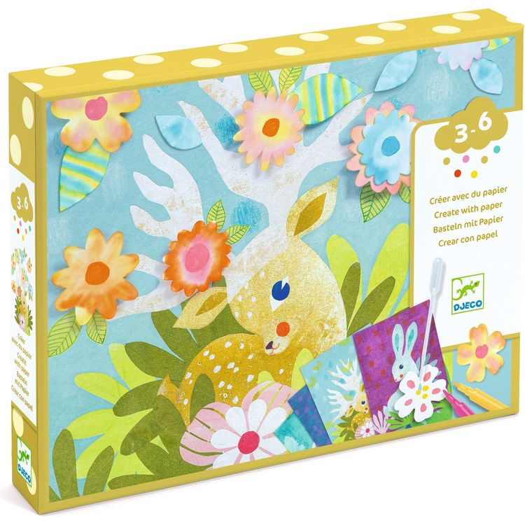  Djeco -  Create with Paper Craft Kit -  Creativity