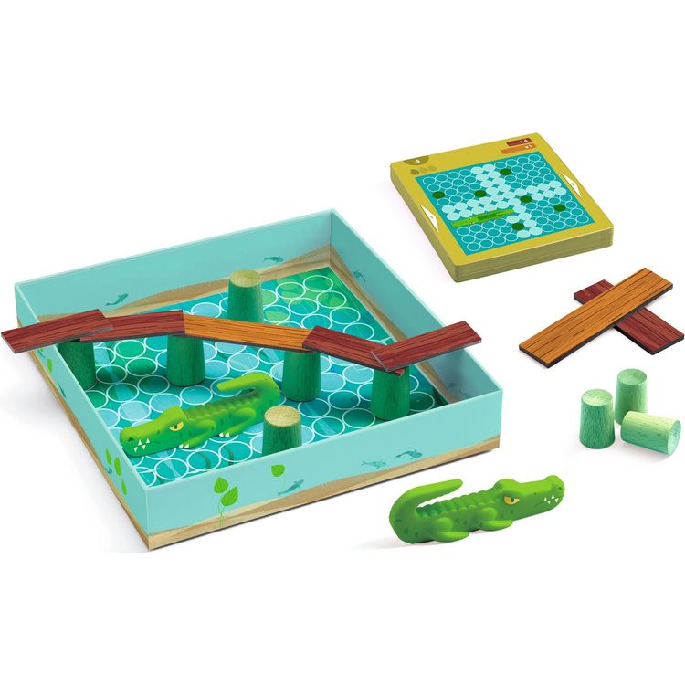  Djeco -  Croco Bridge Sologic Game -  STEM