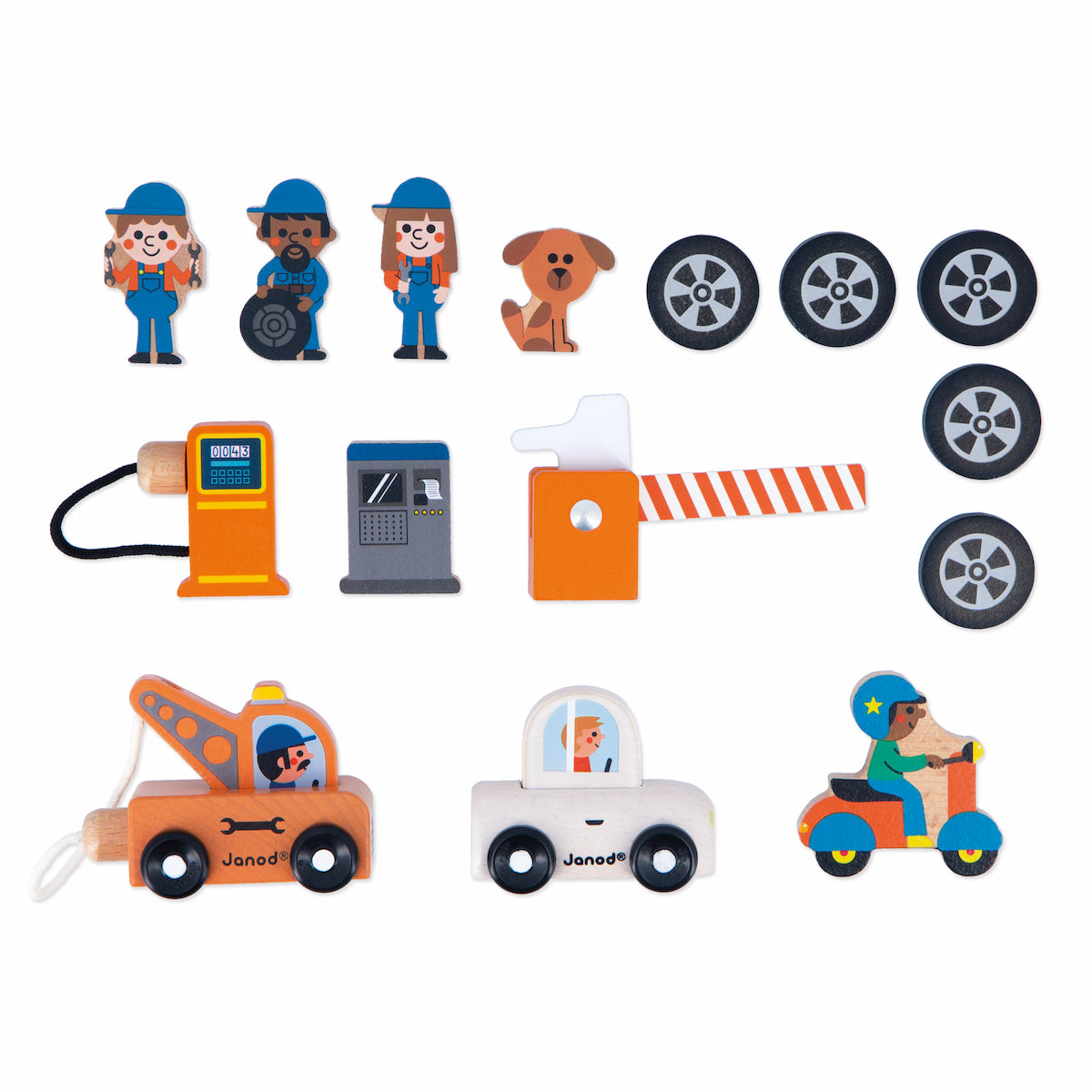  Janod -  Crossroads My First Garage -  Preschool